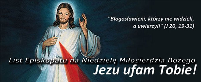 List Episkopatu na Niedzielę Miłosierdzia